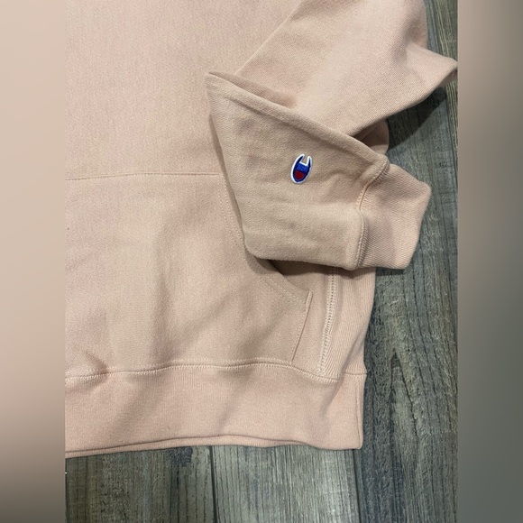 MAUVE ROSE CLASSIC CHAMPION PULLOVER HOODIE large - Picture 2 of 3
